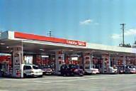 Swiss road toll station with cars waiting